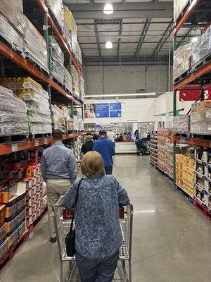 Loooooong line- not enough workers to handle it!