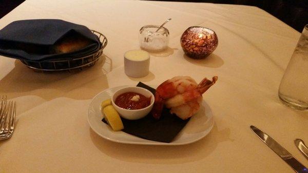 Tiger prawn. These were very large and very tasty as was the in house made cocktail sauce.