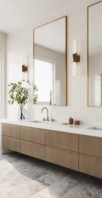 Brighten up your bathroom with a touch of class.