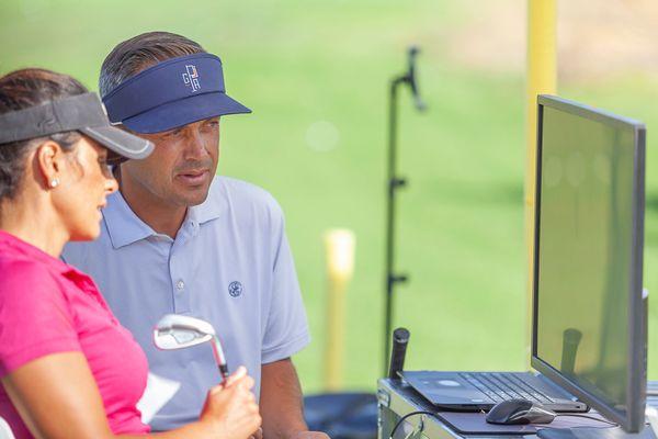 Outdoor, grass range, with all the technology of an indoor studio. Best of both worlds!