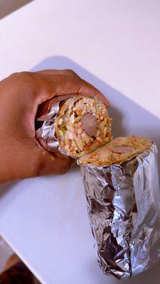 Chicken Shawarma with Hotdog