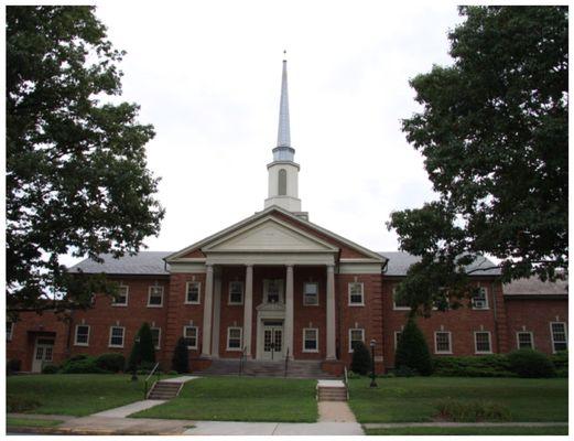 Etown Church of the Brethren is on S. Mount Joy St. next to Elizabethtown College.