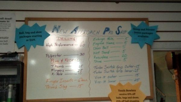 Current pricing 2-15-2018.