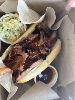 Friday special brisket sandwich.