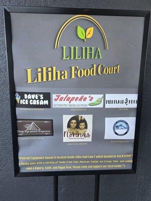 Liliha Food Court Vendors