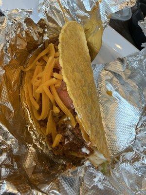 Ground beef taco hard shell