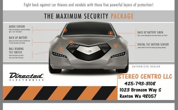 GET YOUR CAR ALARM AND PROTECT YOUR CAR,
CALL NOW: (425)793-3108
VIPER - CLIFFORD - AVITAL & PHYTON