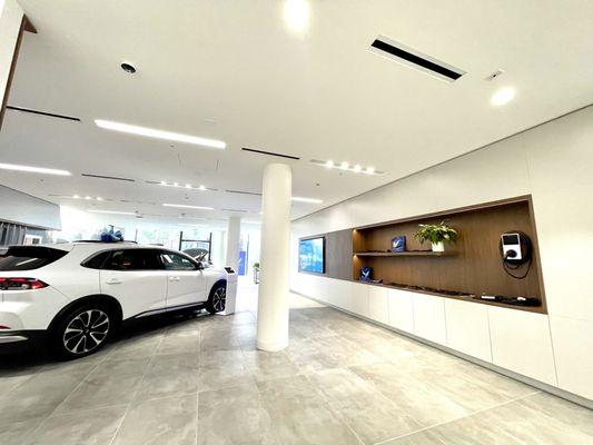 Showroom facing street