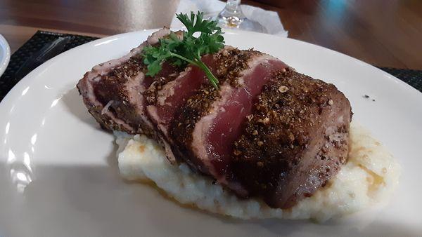 Pastrami rubbed Tuna