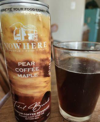 NoWhere's Tidal Break which consists of primary flavors of pear, coffee and maple.