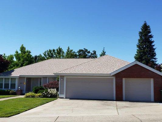 Professional asphalt shingle overlay for improved curb appeal and weather protection in Redding, CA