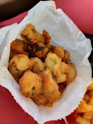 Fried Okra was delicious