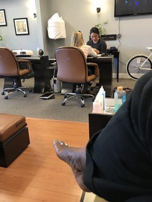 Our bimonthly sojourn for pampering, gossip and good times. #uniquenails