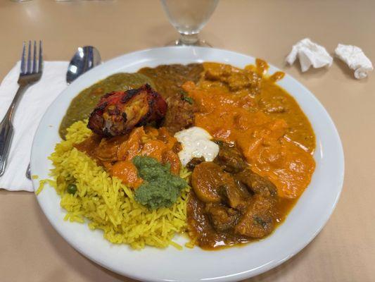 Many delicious options at the lunch buffet!