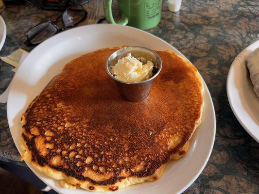 Huge pancakes! They are really good!