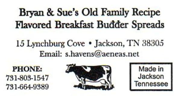 Bryan & Sue's Old Family Recipe