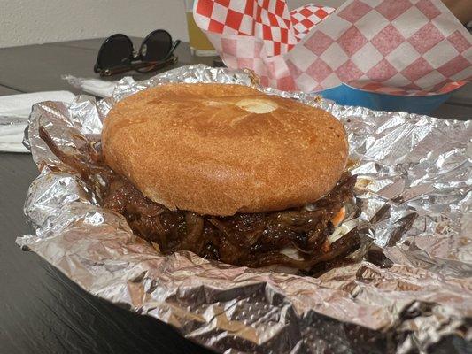 Smoked Tri-Tip Sandwich