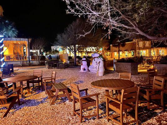 Beach Village at Christmas