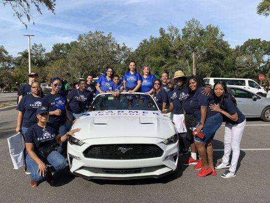Felder Agency and the Black Professional Alliance of Farmers Insurance at the Martin Luther King Jr Parade