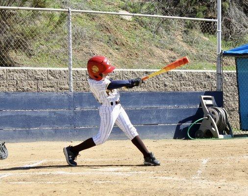 My son crushing it at every game, thanks to Coach Steve,