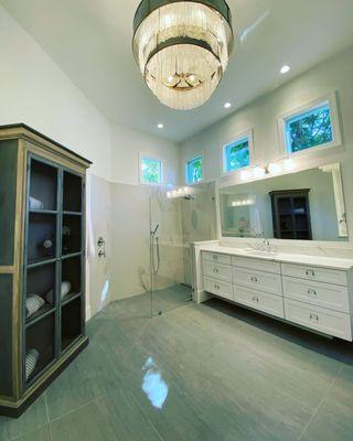 Master Bathroom Painting