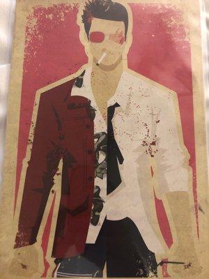 Tyler Durden Of Fight Club fame- art piece