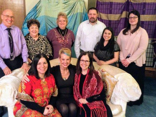 Some of our staff and community members just finished a class!