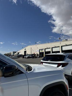 Outside of ace rental car