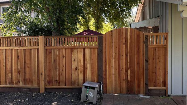 This is only a portion of one of the fences, it looks great