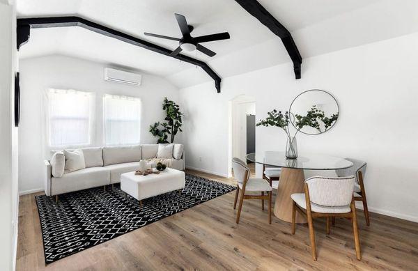 Living / dining combo