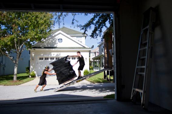 Strong College Students Moving