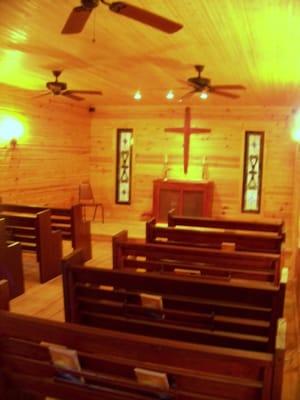 Inside The Chapel in the Hills.