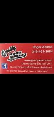 Quality Property Maintenance By Adams