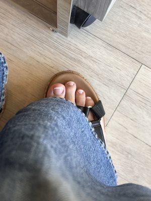 After the deluxe pedicure c: