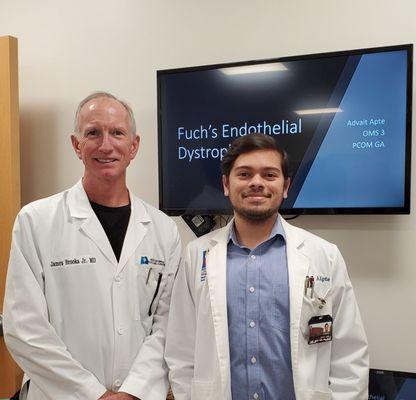 Thank you to Advait Apte the excellent Lunch and Learn on Fuch's Dystrophy!