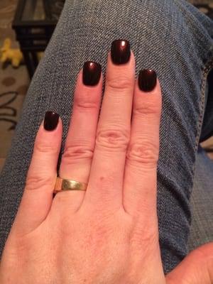 Best manicure I've gotten since I moved to UT!