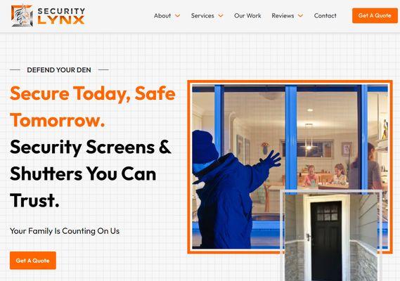 New website for securitylynx.com