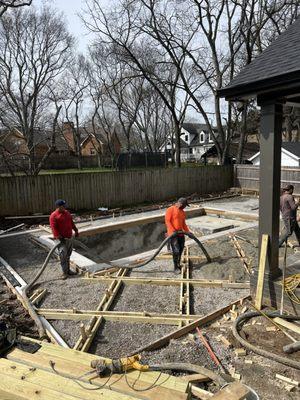 ECS concrete Pumping