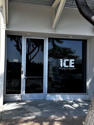 We are inside ICE Wellness Center