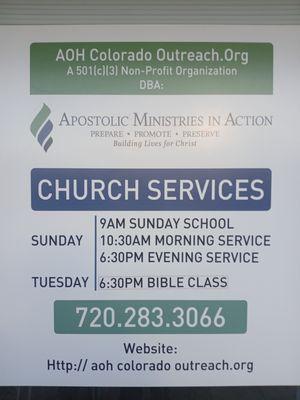 Apostolic Ministries In Action