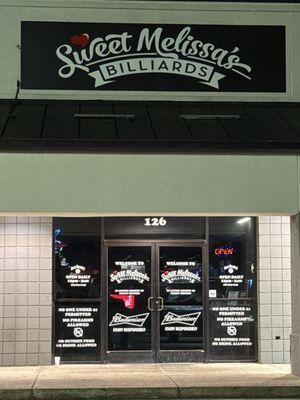 Front of Sweet Melissa's