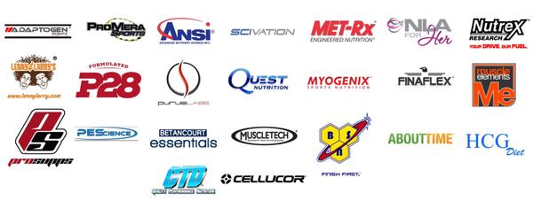 Here's a look at some of the many vendors we carry at The Diet Shoppe!!