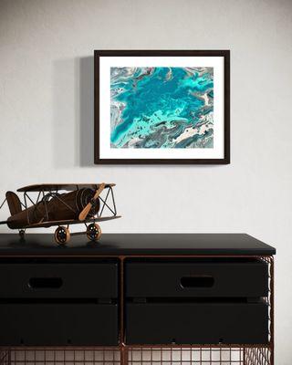 "Looking down from the Aeroplane"
11x14 Canvas panel