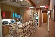 Open view sterilization area.