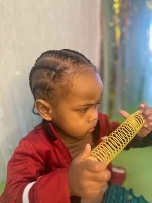 My beautiful son this was his first time & he loved it !