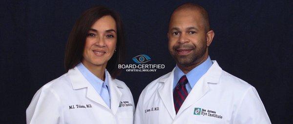 Maria Isabel Triana, MD and Relief Jones, III, MD are Board-Certified Ophthalmologist & can help you with your eyecare and aesthetics needs.