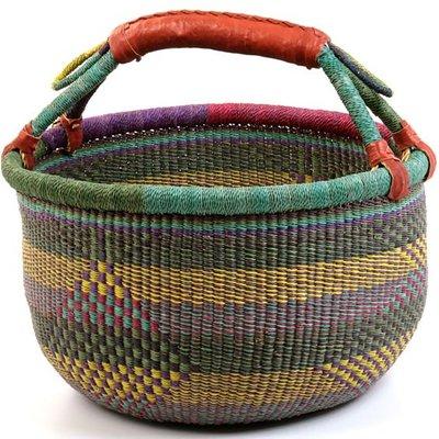 We have cool handmade, fair-trade baskets.  Lots of different shapes & sizes.
