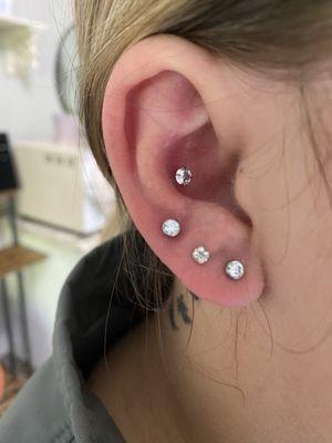 Conch piercing