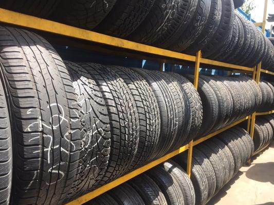 Good selection of used tires