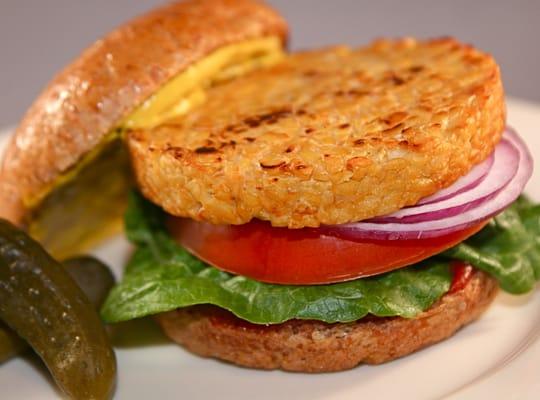 Tempeh Patties for Burgers